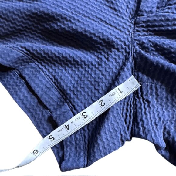 Lilly Pulitzer Women's Cotton Textured Chevron Callahan Shorts Navy Blue Size 6 - Picture 12 of 13